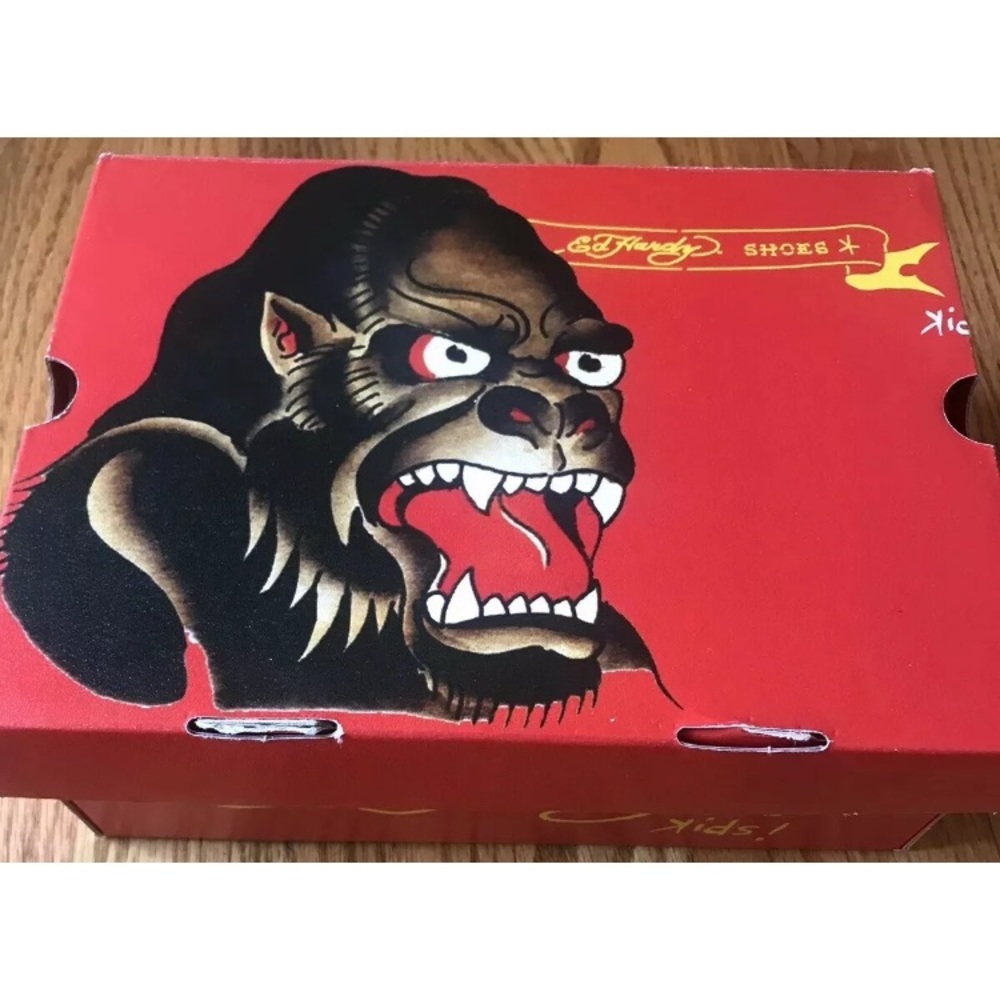 NWT Ed Hardy Kids Highrise Chocolate Canvas - Picture 4 of 6